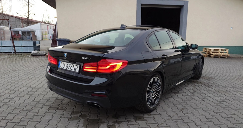 BMW Seria 5 cena 183000 przebieg: 59000, rok produkcji 2018 z Lublin małe 154